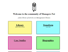 Tablet Screenshot of managers-net.com
